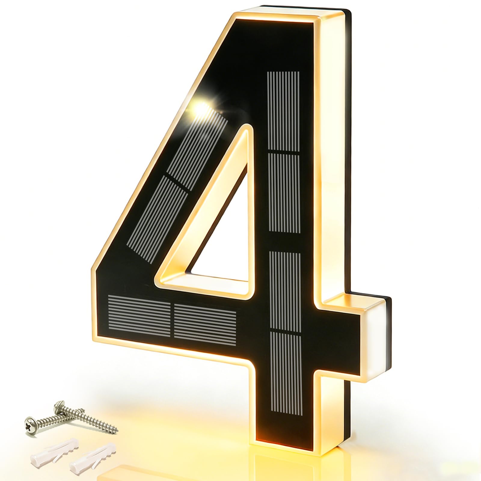Modern Solar LED Address Sign  - Decor Lighting Address recension och pris